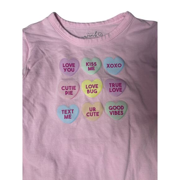 Sweet Wink Valentines Day Shirts Sz 5/6 - Picture 2 of 4
